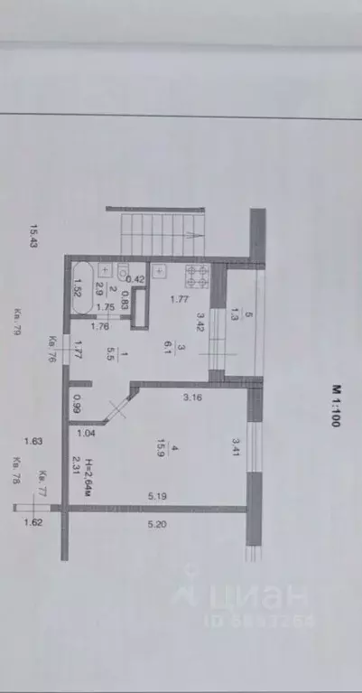 1-к кв. Нижегородская область, Нижний Новгород ул. Янки Купалы, 28 ... - Фото 2