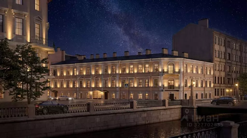 Студия Санкт-Петербург наб. Канала Грибоедова, 84 (36.2 м) - Фото 1