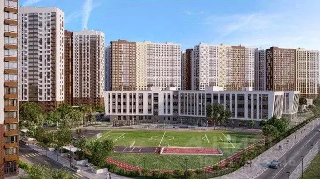 1-к кв. Московская область, Люберцы ул. Рождественская, 8 (34.1 м) - Фото 0