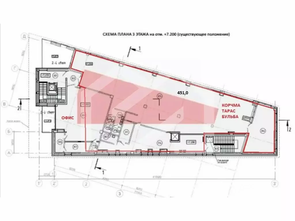 Торговая площадь в Москва ул. Бунинская Аллея, 7 (1465 м) - Фото 1