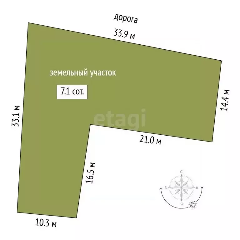 Участок в Тюменская область, Тюмень СОСН Березка-3 тер., ул. 2-я (7.1 ... - Фото 1