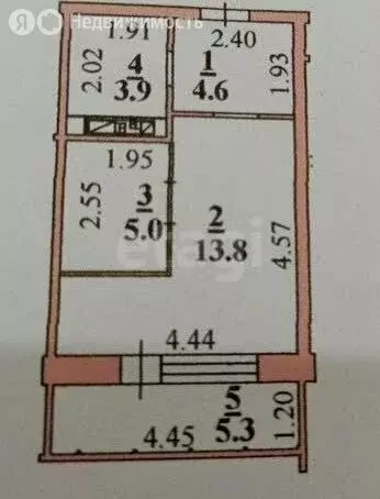 Квартира-студия: Липецк, Елецкое шоссе, 7 (31 м) - Фото 1