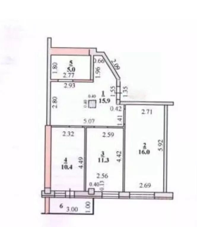 2-к кв. Липецкая область, Липецк ул. И.В. Свиридова, 6 (58.8 м) - Фото 2