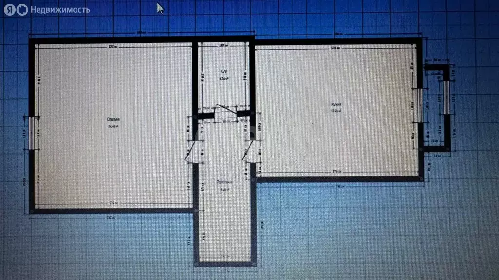 1-комнатная квартира: посёлок городского типа Яблоновский, Шоссейная ... - Фото 1