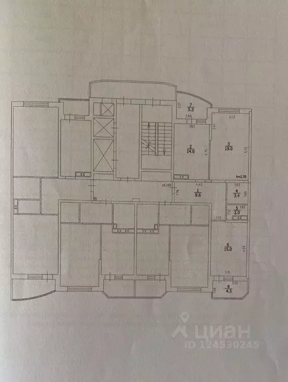 Квартира, 2 комнаты, 63.8 м - Фото 0