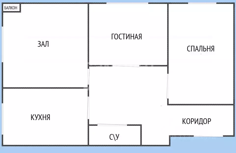 3-к кв. Дагестан, Кизилюрт ул. Гагарина, 96 (110.0 м) - Фото 1
