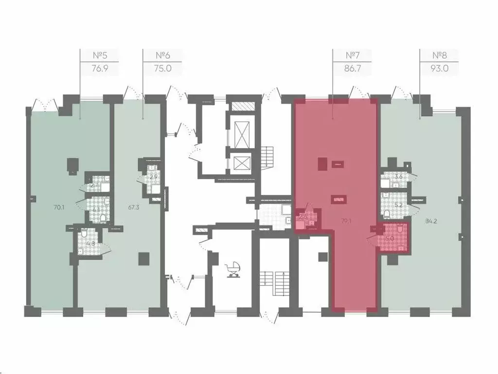 Офис (87.9 м) - Фото 2