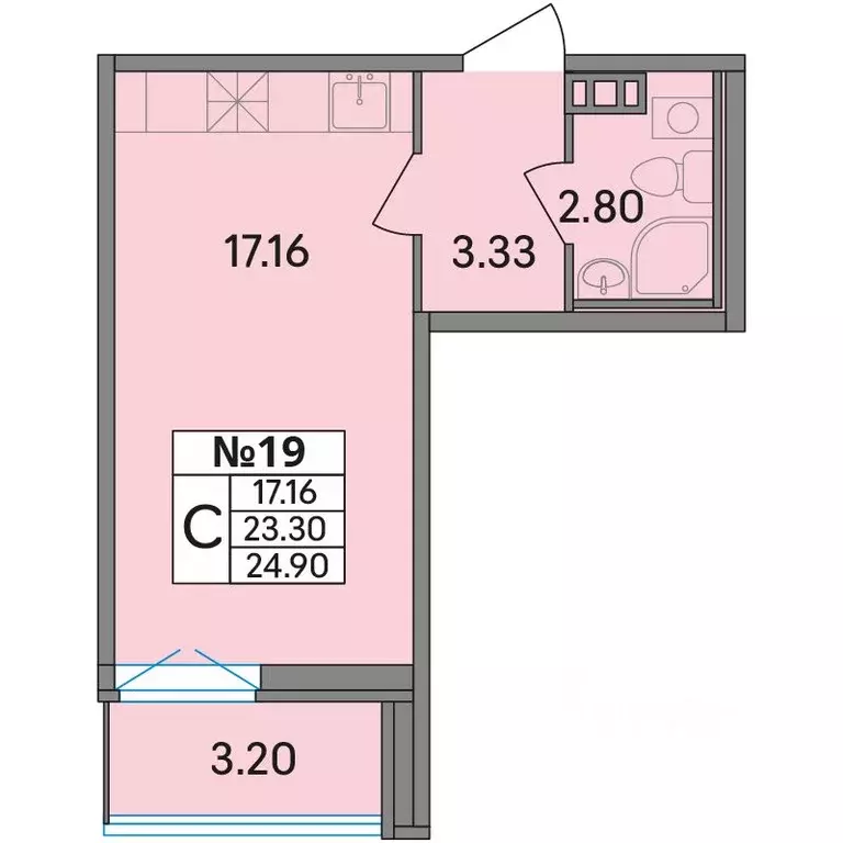 Студия Ленинградская область, Всеволожский район, Агалатовское с/пос, ... - Фото 1