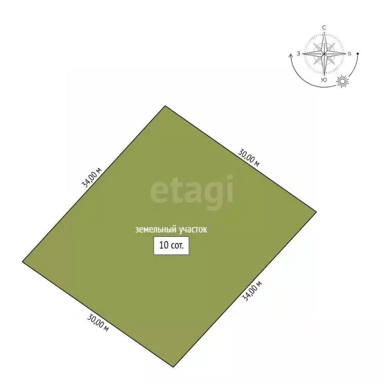 Участок в Амурская область, Благовещенский район, пос. Вадимово  (10.0 ... - Фото 2