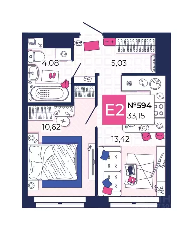 1-к кв. Тульская область, Тула городской округ, с. Осиновая Гора По ... - Фото 1