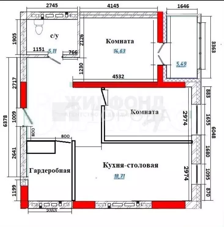 2-к. квартира, 77 м, 9/24 эт. - Фото 0