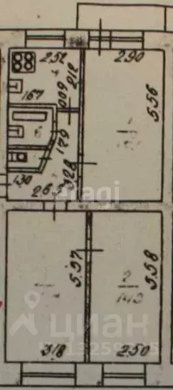 3-к кв. Липецкая область, Елец ул. Черокманова, 3 (60.0 м) - Фото 1