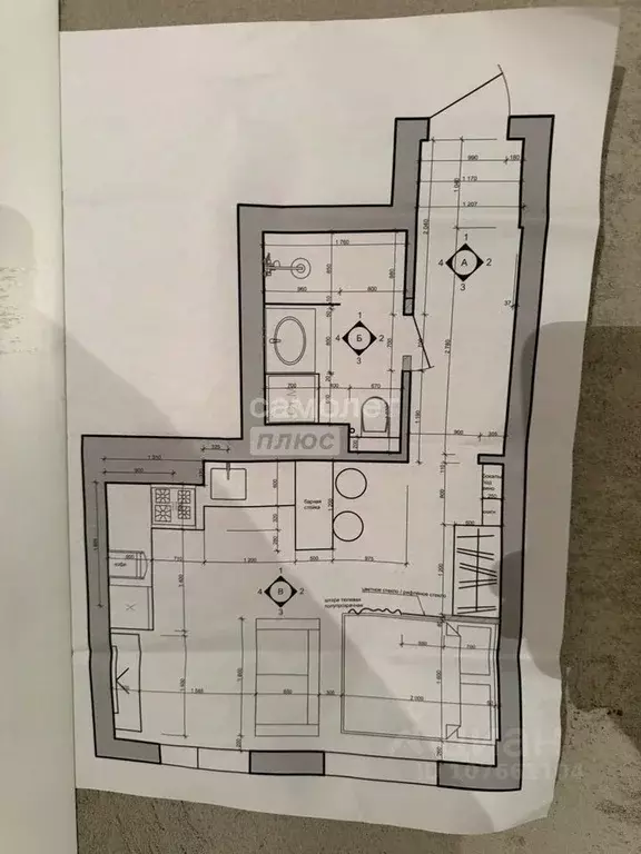 Студия Липецкая область, Липецк ул. Артемова, 5А (28.1 м) - Фото 2