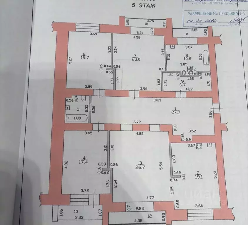 3-к кв. Тамбовская область, Тамбов Астраханская ул., 5 (168.0 м) - Фото 0