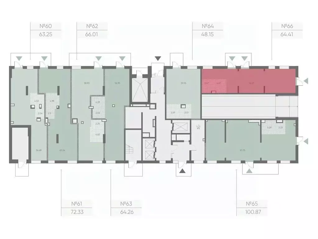 Помещение свободного назначения в Санкт-Петербург Морская миля жилой ... - Фото 2