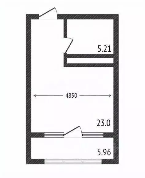 Студия Краснодарский край, Краснодар Школьный мкр, ул. Школьная, 1 ... - Фото 2