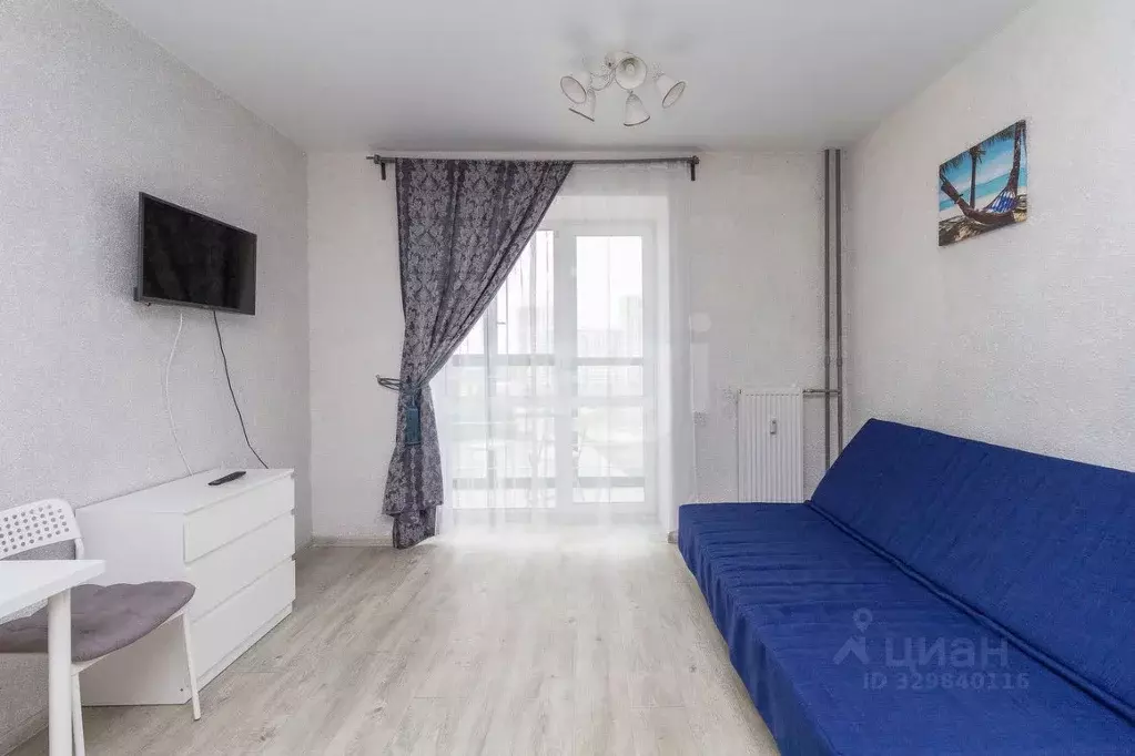 Студия Тюменская область, Тюмень Комбинатская ул., 54к2 (24.8 м) - Фото 1