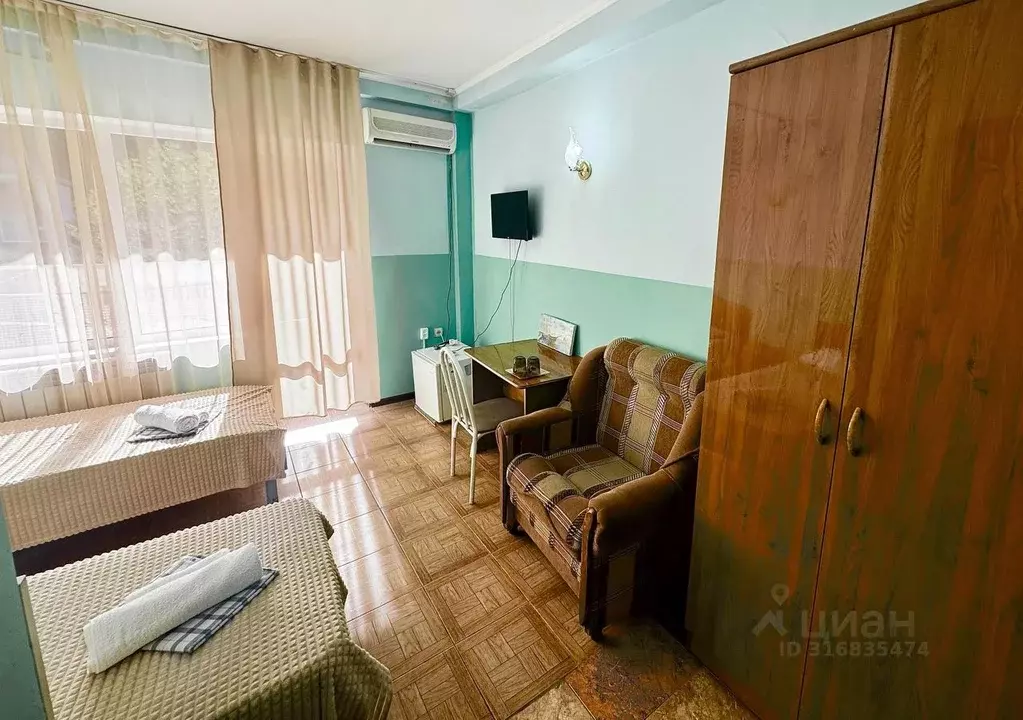 Комната Краснодарский край, Туапсе Весенняя ул., 1 (15.0 м) - Фото 1