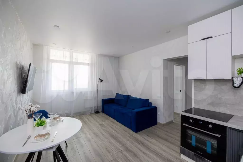 1-к. квартира, 40 м, 7/17 эт. - Фото 1
