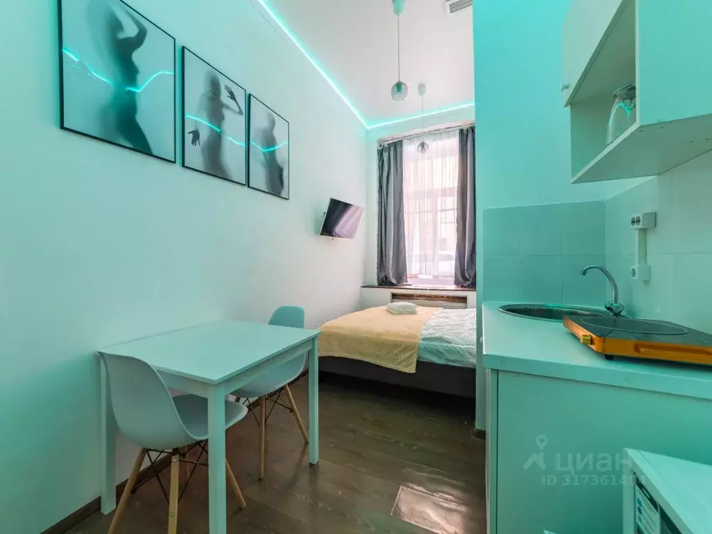 Студия Санкт-Петербург Коломенская ул., 10 (25.0 м) - Фото 1