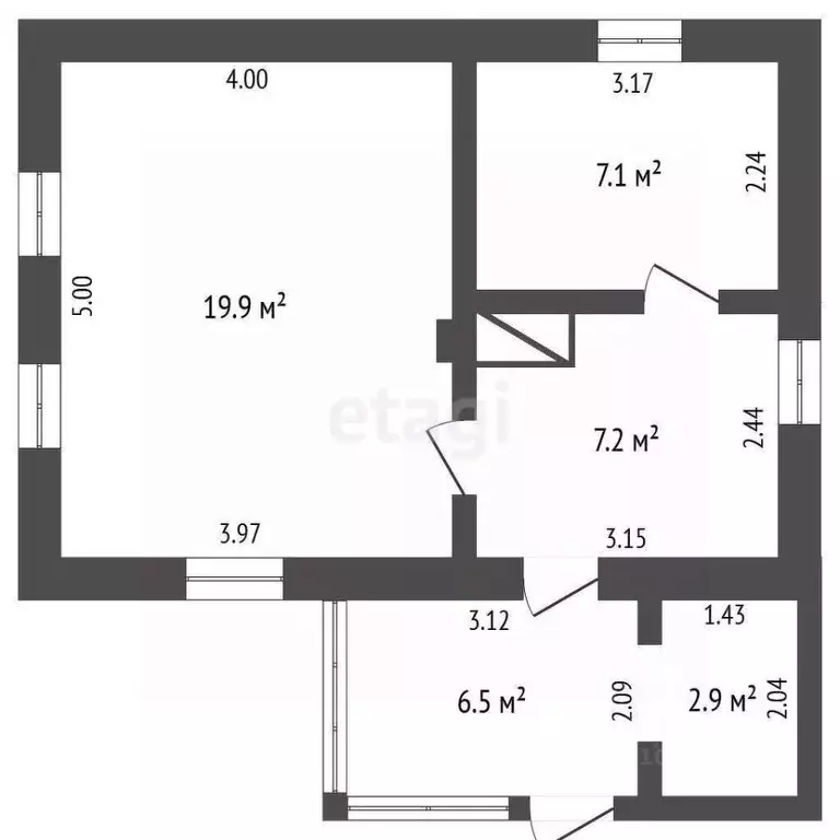 Дом в Крым, Кировский район, с. Владиславовка ул. Гагарина (50 м) - Фото 2
