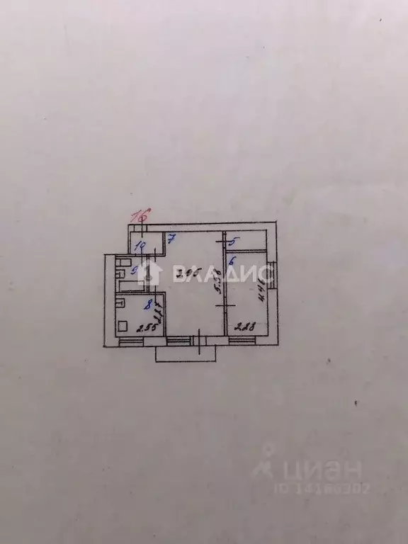 2-к кв. Белгородская область, Белгород просп. Славы, 82 (43.0 м) - Фото 2