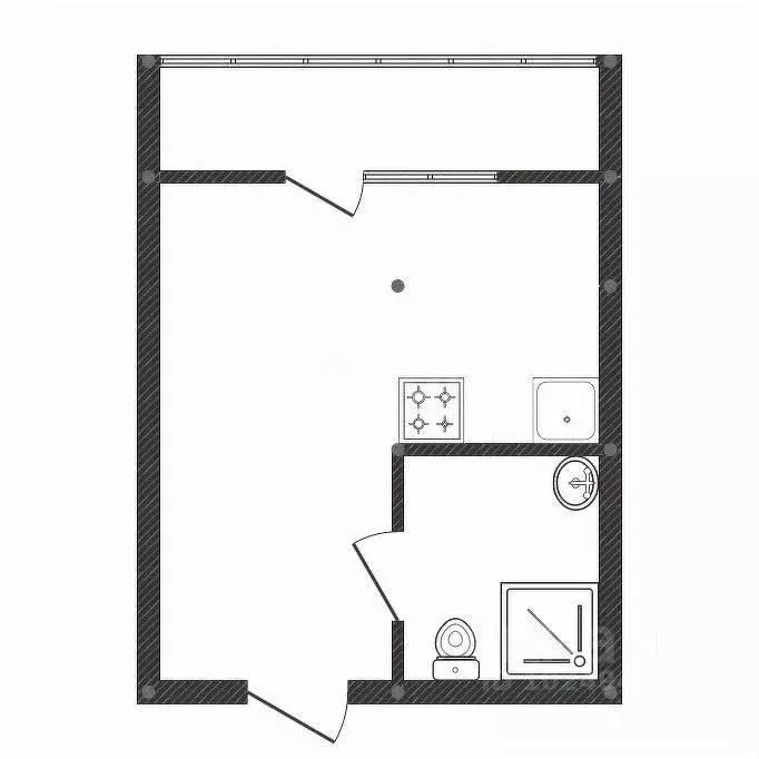 Студия Башкортостан, Уфа Дема жилрайон, Экогород Яркий мкр, ул. ... - Фото 1