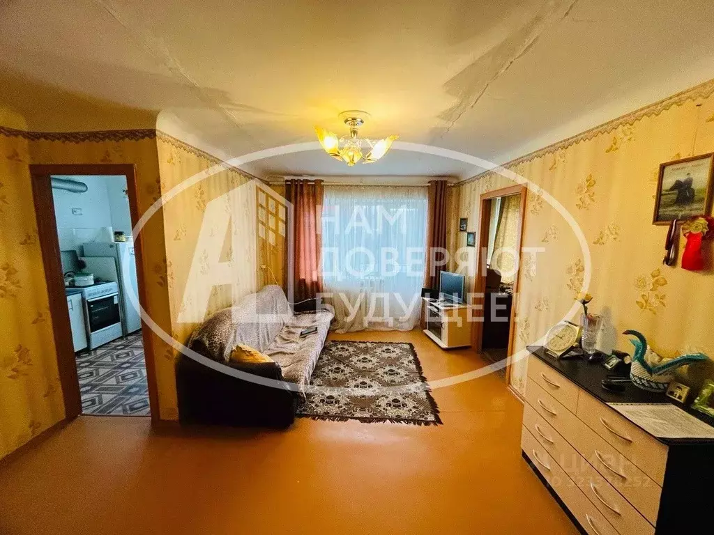 2-к кв. Пермский край, Чусовой ул. Чайковского, 6 (45.7 м) - Фото 1