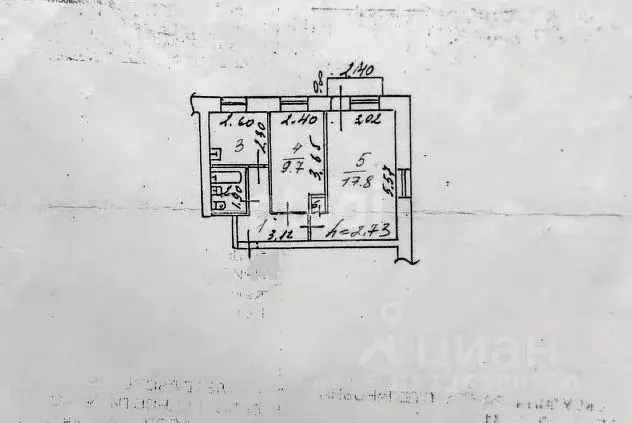 2-к кв. Кемеровская область, Новокузнецк ул. Бугарева, 20А (43.0 м) - Фото 2