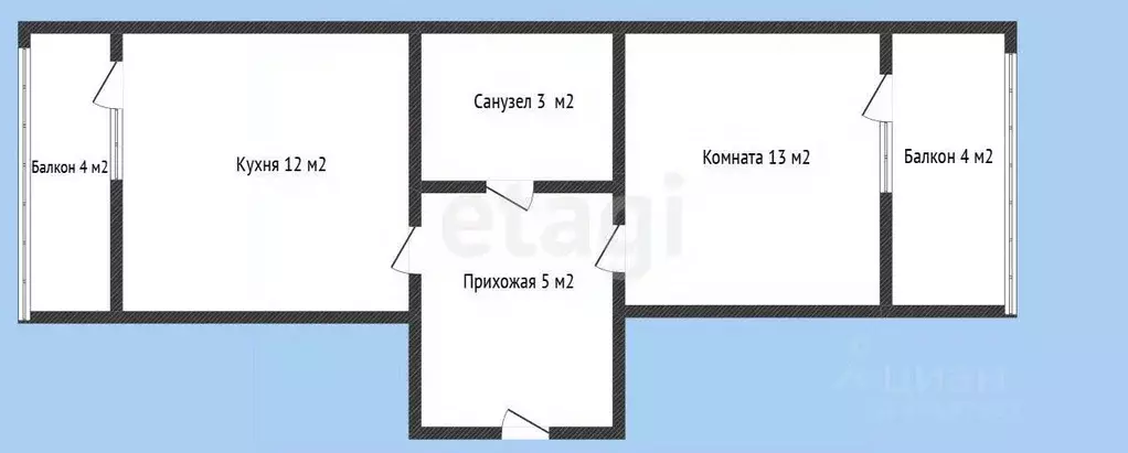 1-к кв. Краснодарский край, Горячий Ключ ул. Кучерявого, 50Б (47.1 м) - Фото 1