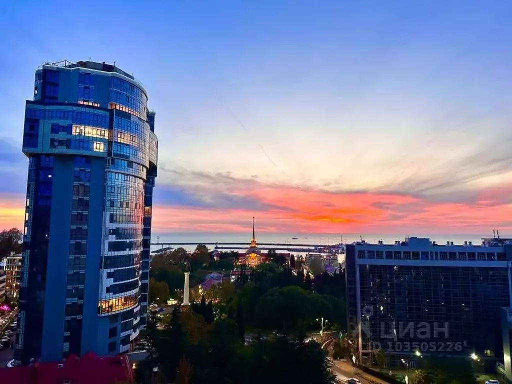Студия Краснодарский край, Сочи Центральный мкр, ул. Войкова, 27 (30.0 ... - Фото 0