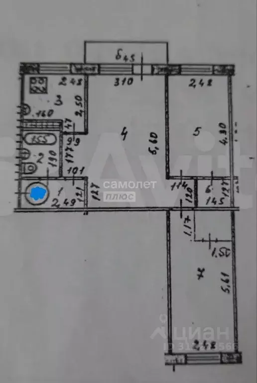 3-к кв. Марий Эл, Йошкар-Ола Красноармейская ул., 94 (55.5 м) - Фото 0