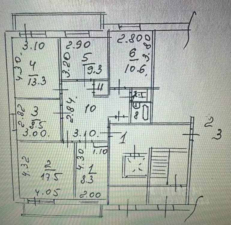 5-к кв. Иркутская область, Иркутск ул. Александра Невского, 89 (86.4 ... - Фото 2