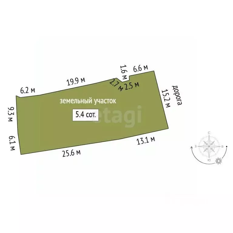 Участок в Тюменская область, Тюмень ул. Лопарева (5.5 сот.) - Фото 2