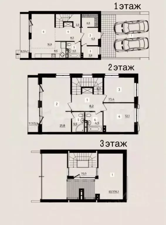 Таунхаус в Пермский край, Пермь Абаканская ул., 39 (200 м) - Фото 2