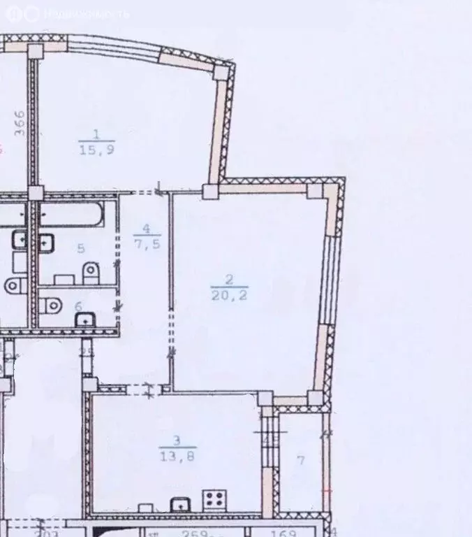 2-комнатная квартира: Екатеринбург, улица Татищева, 49 (63.9 м) - Фото 1