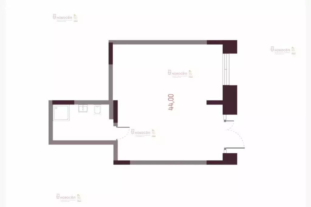 Торговая площадь (44 м) - Фото 0