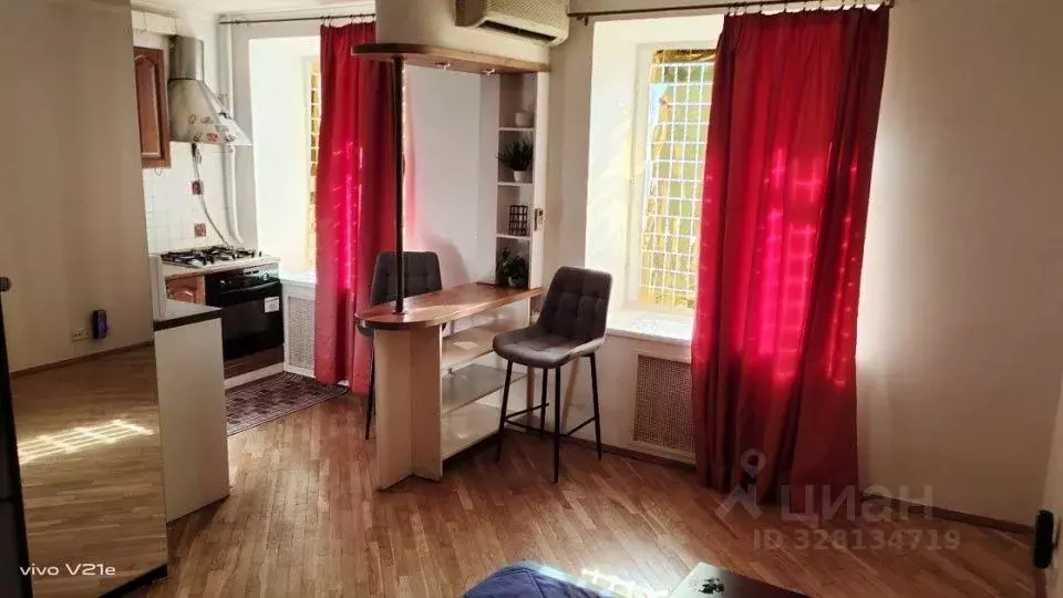 Студия Москва ул. Крымский Вал, 6 (25.0 м) - Фото 1