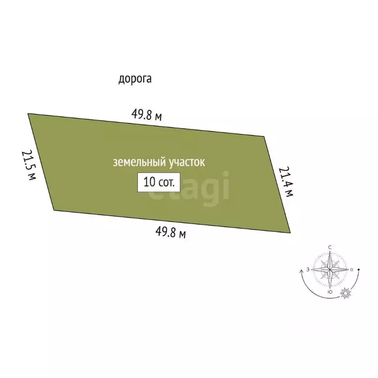 Участок в Томская область, Томский район, д. Новомихайловка пер. ... - Фото 2