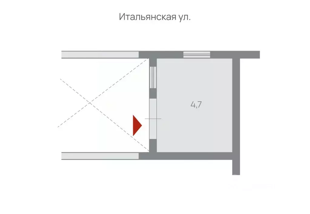 Офис в Санкт-Петербург Итальянская ул., 12Е (5 м) - Фото 1