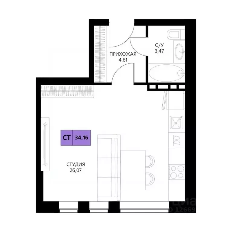 Студия Дагестан, Дербент  (34.16 м) - Фото 1