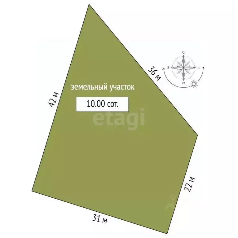 Участок в Кемеровская область, Междуреченск ул. Яворского (10.0 сот.) - Фото 1