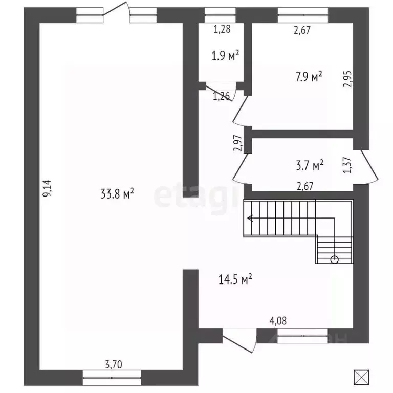 Дом в Брянская область, Брянский район, пос. Мичуринский  (120 м) - Фото 2