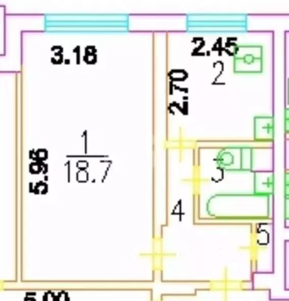 1-к кв. Москва Шоссейная ул., 60 (32.7 м) - Фото 2