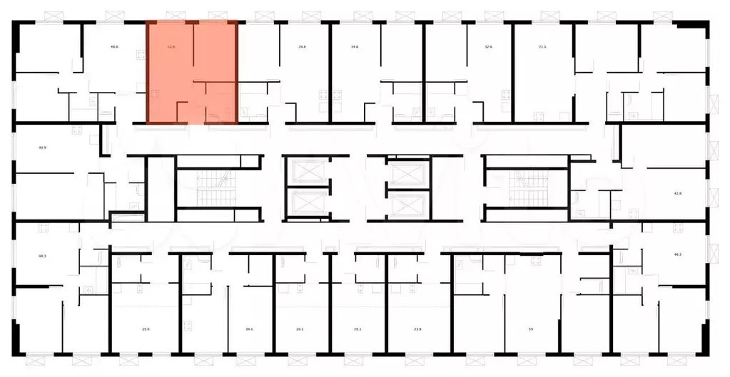 1-к. квартира, 32,6 м, 20/33 эт. - Фото 1