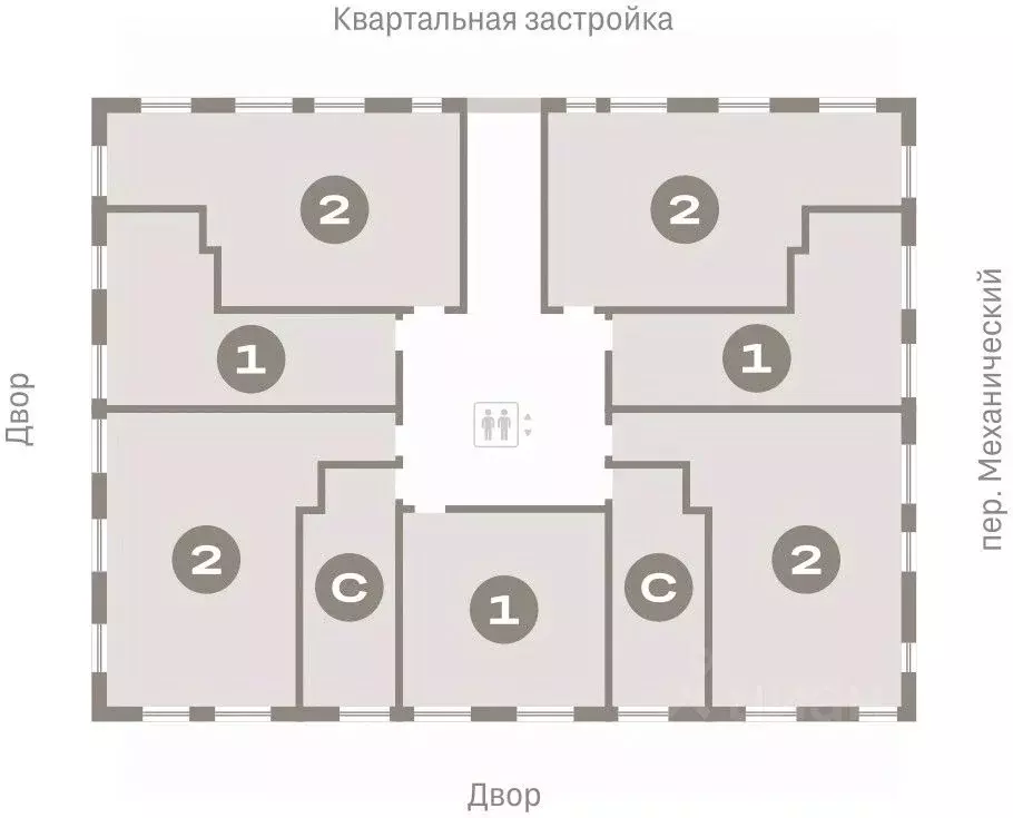 2-к кв. Свердловская область, Екатеринбург ул. Стачек, 68/5 (71.24 м) - Фото 2
