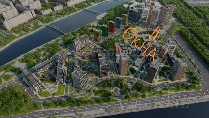 2-к кв. Москва Нагатино Ай-Ленд жилой комплекс, к1 (67.7 м) - Фото 0