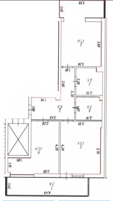 2-к кв. Крым, Керчь ул. Блюхера, 11 (62.4 м) - Фото 2