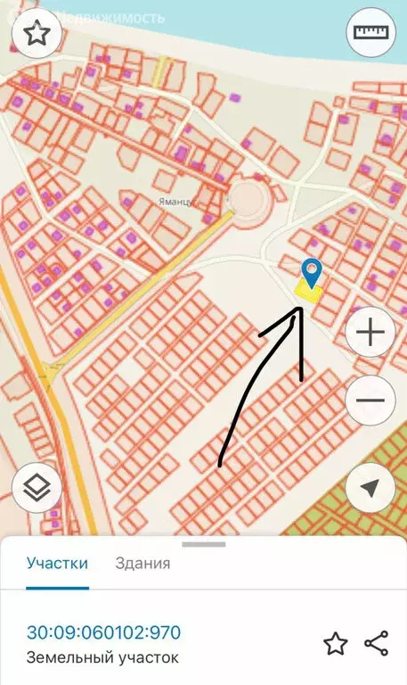 Участок в Приволжский район, село Яманцуг (10 м) - Фото 2