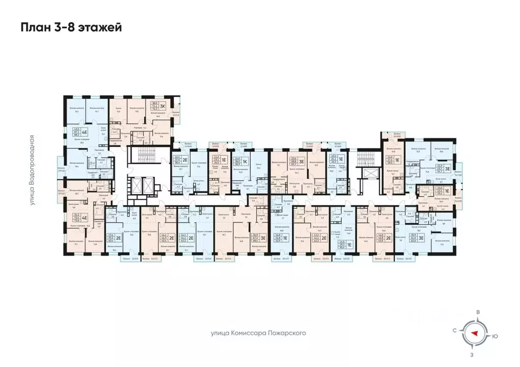 Студия Пермский край, Пермь Парковый просп., 36В (24.0 м) - Фото 1